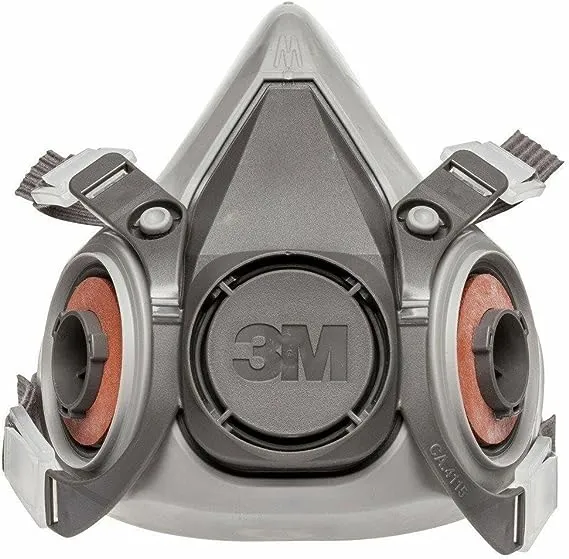 3M Half Facepiece Reusable Respirator, Gases, Vapors, Dust, Paint, Cleaning, Grinding, Sawing, Sanding, Welding