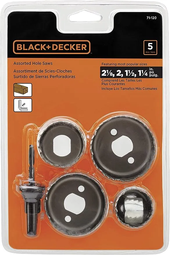 Black & Decker Hole Saw Assortment 71-120