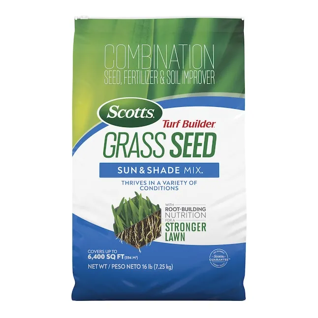 Scotts Turf Builder Grass Seed Sun & Shade Mix 2.4 lbs