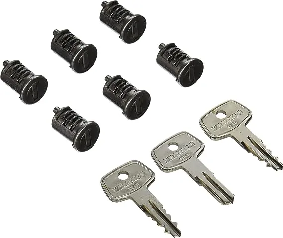 YAKIMA, SKS Lock Cores for YAKIMA Car Rack System Components, 6 pack 