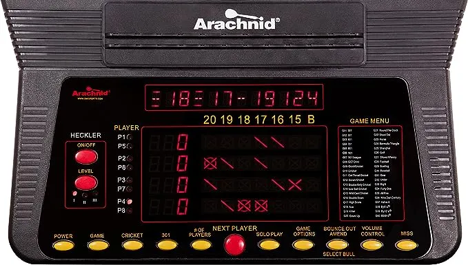 ARACHNID - Cricket Pro 800 Electronic Dartboard - E800ARA