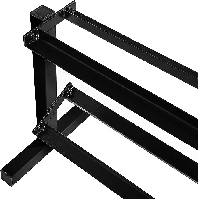 Cap Barbell Two Tier Dumbbell Rack, Black - 24 inch