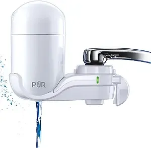 PUR 04554001680 Filtration System, White – Vertical Faucet Mount for Crisp, Refreshing Water, FM-3333B, 1.1