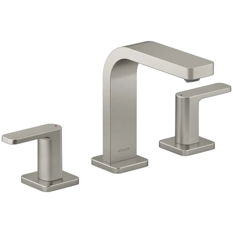 Parallel 1.2 GPM Widespread Bathroom Faucet with Pop-Up Drain Assembly