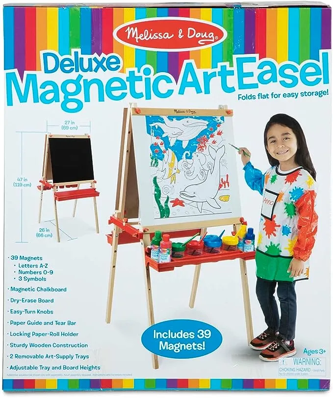 Melissa & Doug - Deluxe Magnetic Standing Art Easel