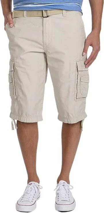 Unionbay Men's Cordova Belted Messenger Cargo Short - Reg and Big and Tall Sizes