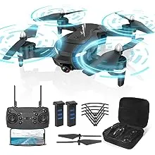 T26 Drones for Adults - 1080P HD RC Drone, Fpv Drone with Camera, With WiFi Live Video, Altitude Hold, Headless Mode, 3D Flip, Gravity Sensor, One Key Take Off/Landing for Kids or Beginners