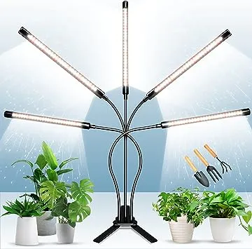 Grow Lights for Indoor Plants, DICCEAO 150W LEDs Grow Light for Seed Starting with Full Spectrum, 3/9/12H Timer, 10 Dimmable Levels, 3 Switch Modes