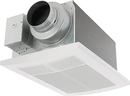 Panasonic FV-0511VH1 WhisperWarm DC Bathroom Fan with Heater - Simplified Ventilation and Heat - 50-80-110 CFM