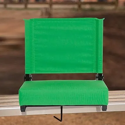 Grandstand Comfort SEATS by Flash with Ultra-Padded Seat Bright Green