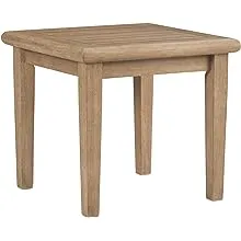 Signature Design by Ashley Gerianne Square End Table in Grayish Brown