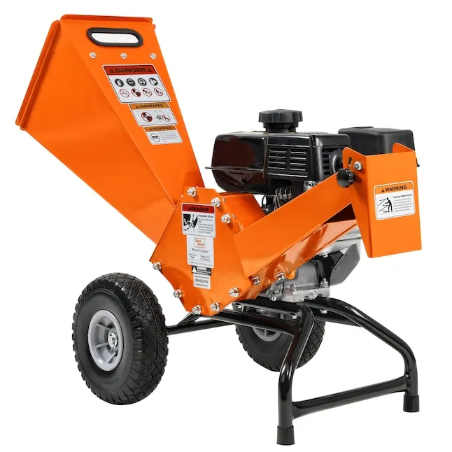 SuperHandy Mini Wood Chipper Shredder Mulcher Heavy Duty 7HP Compact Design 3 Inch Max Capacity