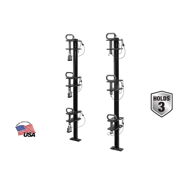 Buyers Products 3-Position Channel Style Lockable Trimmer Rack for Open Landscape Trailers Lowes.com