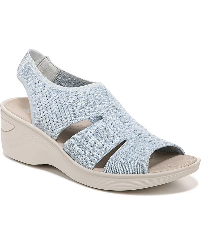 Bzees Double Up Women's Wedge Sandals