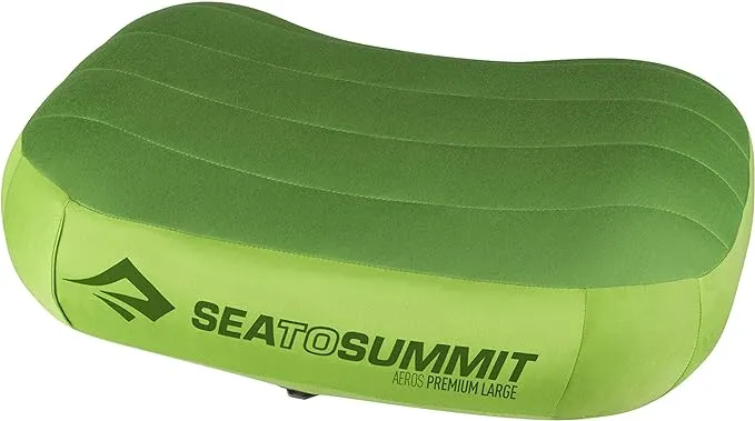 Sea to Summit Aeros Premium Inflatable Travel Pillow, Large (16.5 x 11), LimeSea to Summit Aeros Premium Inflatable Travel Pillow, Larg…