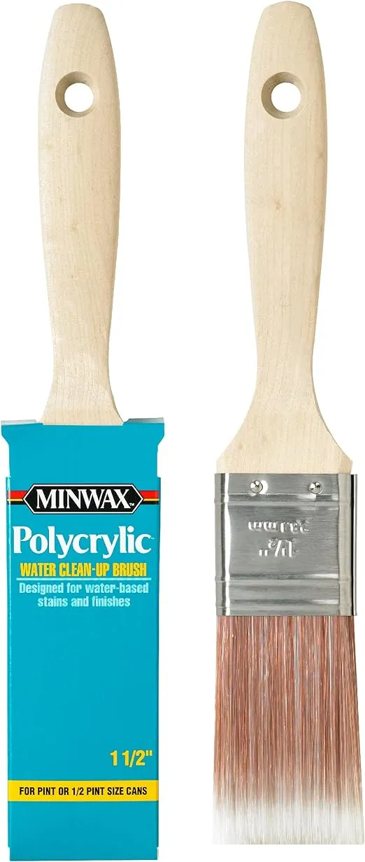 Minwax 427310150 1.5 Inch Polycrylic Stain Brush