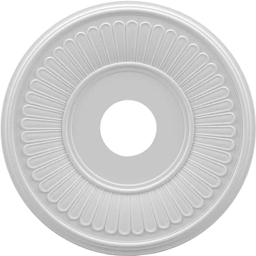 Ekena Millwork CMP16BE Berkshire Thermoformed PVC Ceiling Medallion 16"OD x 3 1/