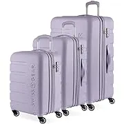 Swissgear 7366 Expandable Three Piece Hardside Luggage Set Evening Haze