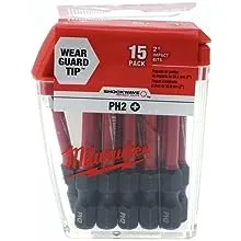 MILWAUKEE ELECTRIC TOOL 48-32-5004 Shockwave 2" Power Bit Phillips #2 15 Piece Contractor PackMILWAUKEE ELECTRIC TOOL 48-32-5004 Shockwave 2" P…