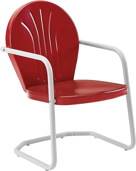 Crosley Griffith Metal Chair - Red