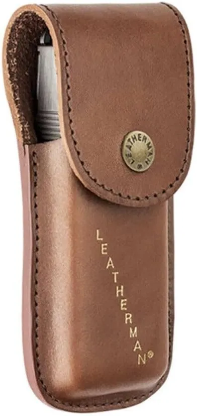 LEATHERMAN, Heritage Leather Snap Sheath for Multi-Tools, Brown, Large