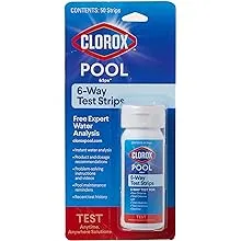 Clorox Pool&Spa 70050CLX Tiras Reactivas de 6 Vías, Blanco