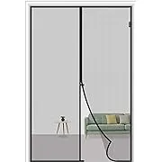 MAGZO Magnetic Screen Door Fit Door Size 36 x 96 inch, Screen Size 38" x 97" Strong Magnets Door Mesh, Reinforced Fiberglass Door Net for Patio Door