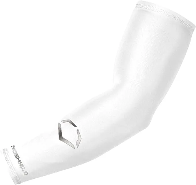 EvoShield Adult Solid Compression Arm Sleeve, Small/Medium, White