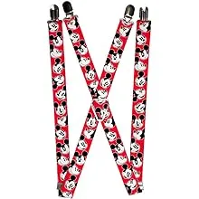 Buckle-Down Men's Suspender-Mickey Mouse, Multicolor, One Size