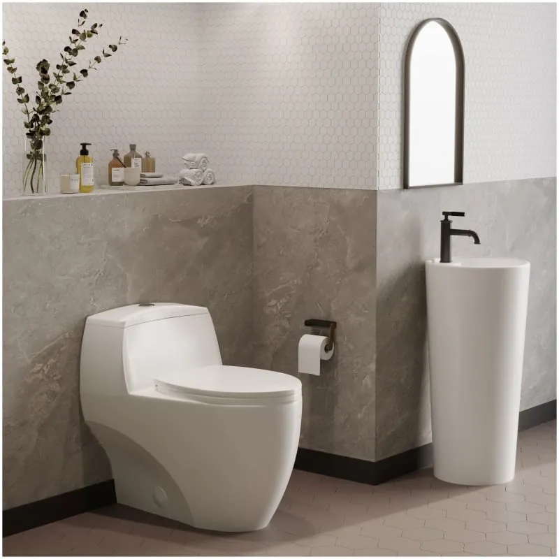 Swiss Madison Manoir One-Piece Elongated Toilet Dual-Flush 1.1/1.6 gpf