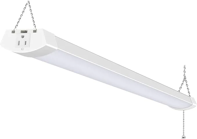 Hykolity Linkable LED Shop Light for Garage 4400lm 4FT 42W Utility Light Fixture