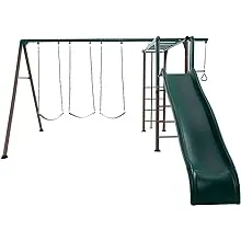 Lifetime 91028 Monkey Bar Adventure Swing Set, Earthtone