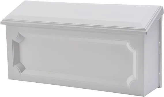 Gibraltar Windsor Horizontal Wall Mount Mailbox White