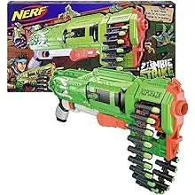 Nerf Zombie Strike Ripchain Dart Gun with Chain Machine Gun Toy No Darts