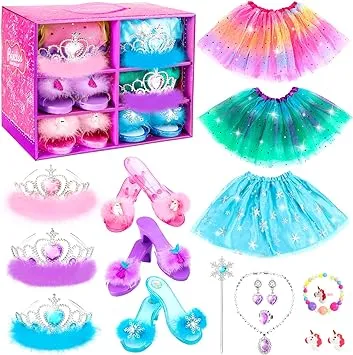 HAMSILY Princess Dress Up Shoes Set