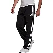 adidas Pantalones de chándal Essentials Warm-up con dobladillo abierto de 3 rayas para hombre