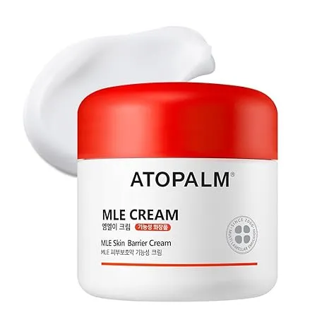 ATOPALM MLE Cream 2.2 Fl Oz 65ml, Baby Skin Barrier Cream, Moisturizer for Sensitive Skin, 48 Hours Hydration, Daily Body Cream, Itchiness, Redness, Eczema Relieving Solution, Korean Skincare