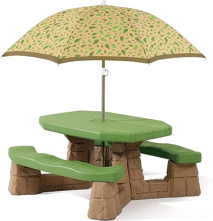 Step2 Naturally Playful Picnic Table with Umbrella