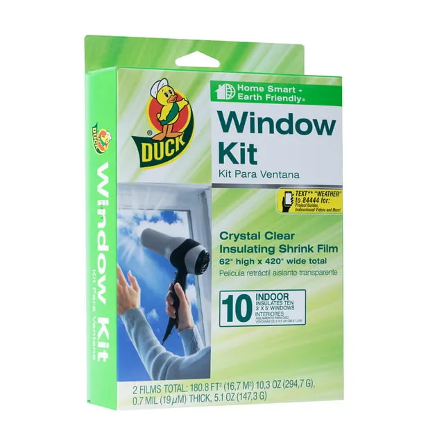 Duck Indoor 5-Window Shrink Film Kit