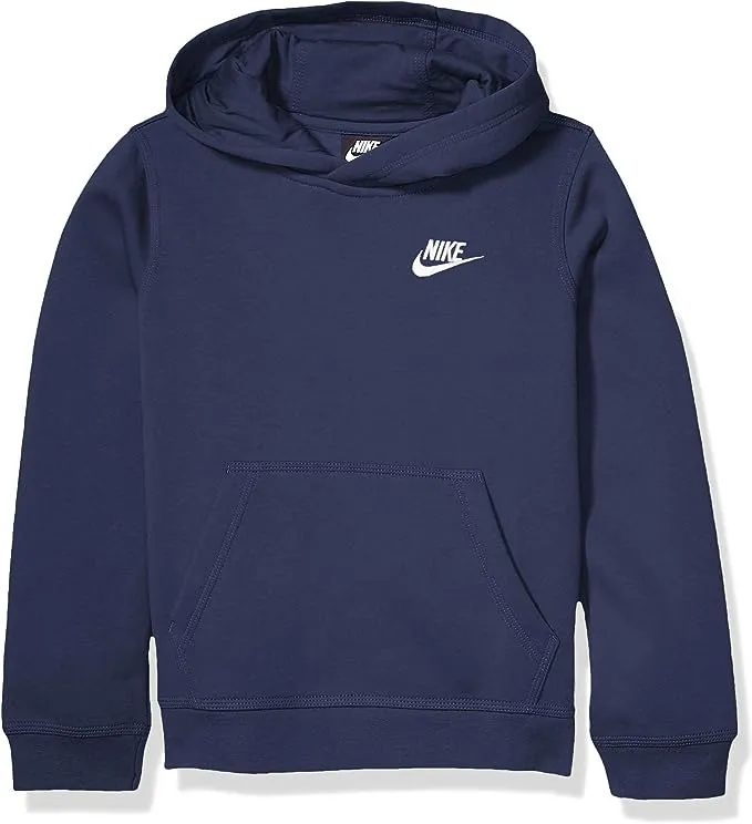 Nike Boys' Sportswear Club Pullover Hoodie - Black