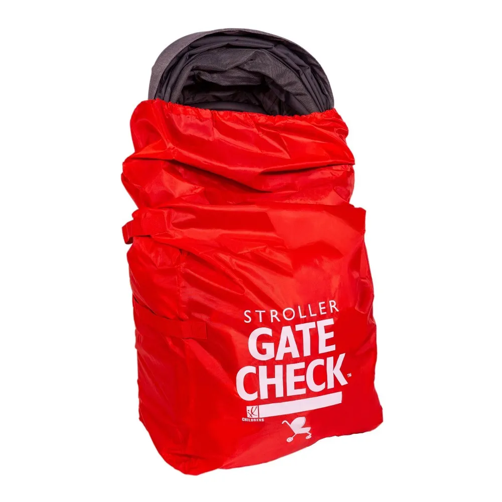 J.L. Childress Gate Check Bag for Single & Double Strollers - Stroller Bag for Airplane - Large Air Travel Stroller Bag - RedJ.L. Childress Gate Check Bag for Single & Double Strollers - Stroller Bag for Airplane - Large Air Travel Stroller Bag - Red