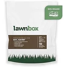 Lawnbox Soil Saver 100% Organic Gypsum and Humic Acid Soil Amendment 15 lb Bag Covers 2,500 sq ftLawnbox Soil Saver 100% Organic Gypsum and Humic…