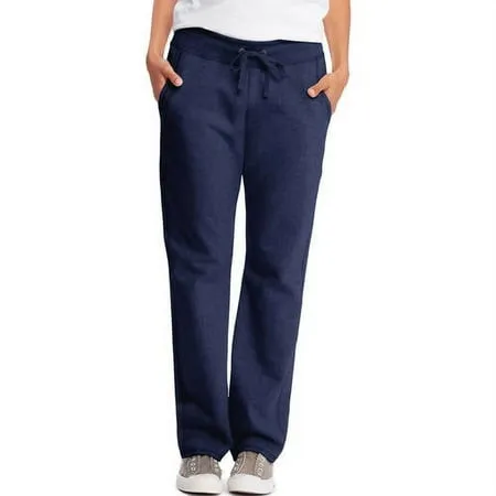 Hanes Women's French Terry Cloth Pants with Pockets, 30 Inseam, Sizes S-xxl, Size: Medium, Blue