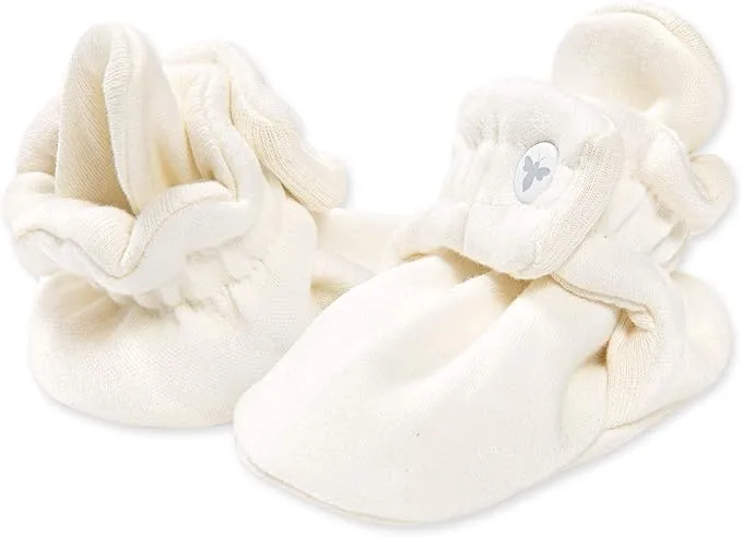 Burt's Bees Baby - Quilted Bee Organic Cotton Booties Size 6-9 Months