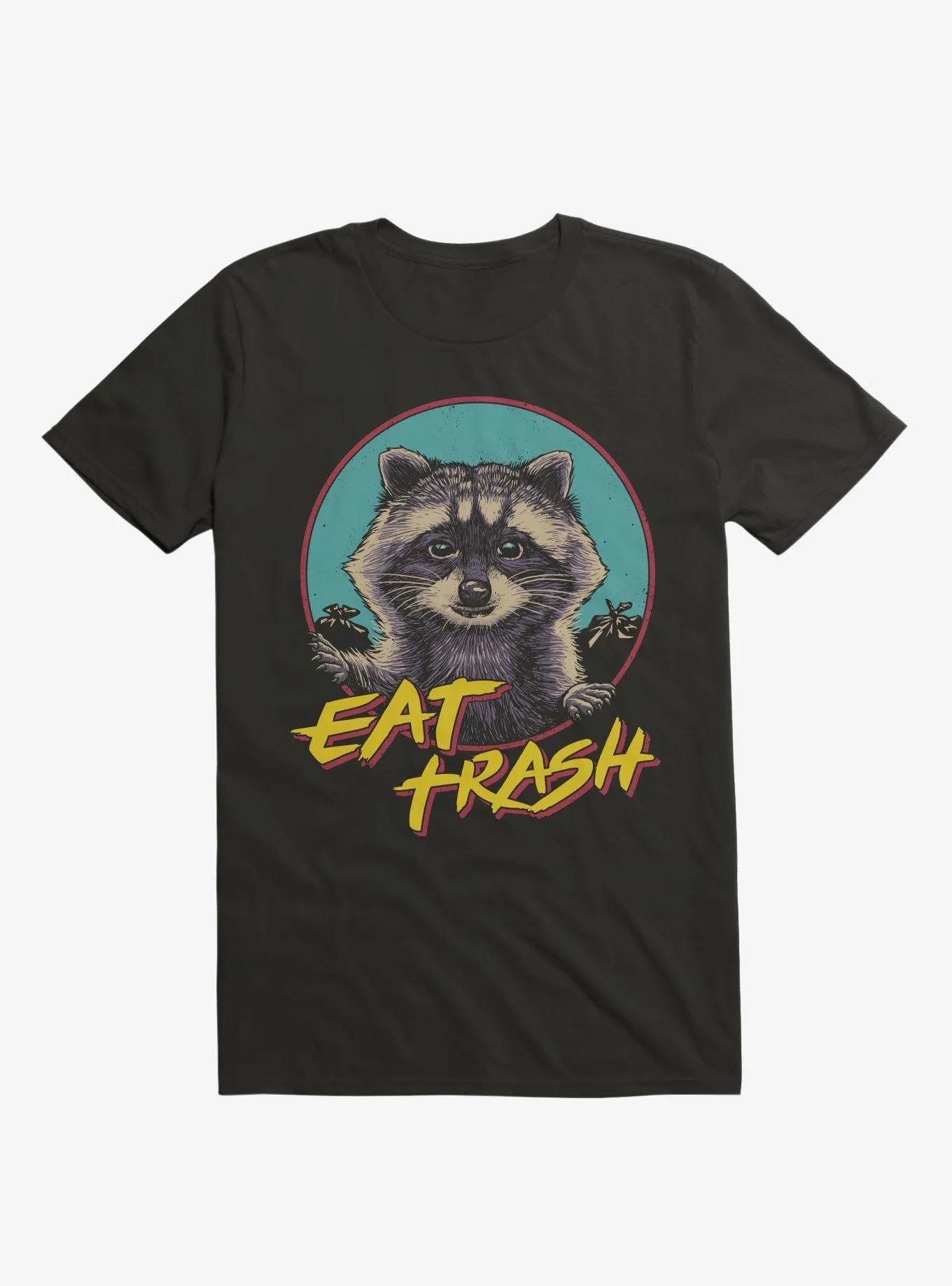 Eat Trash Raccoon Black T-Shirt | Hot Topic