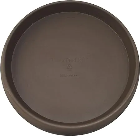 Tusco Products TR22ES Round Tray Planter Saucer, Espresso