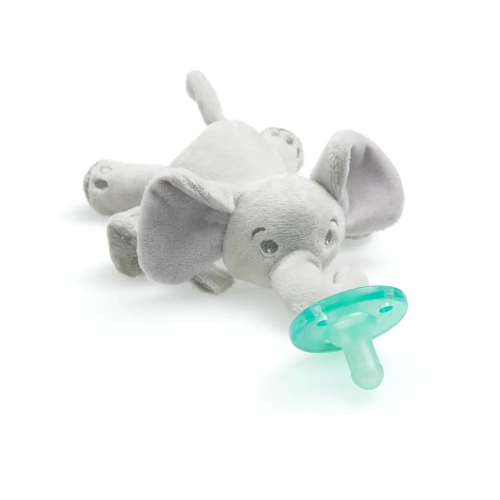 Philips AVENT Soothie Snuggle Pacifier Holder with Detachable Pacifier, 0m+, Monkey, SCF347/02