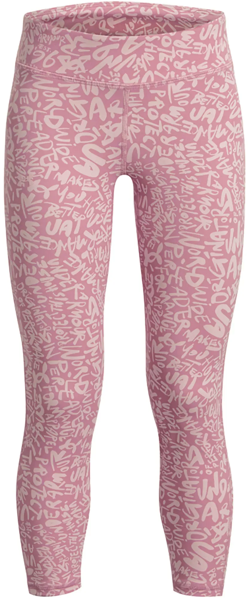 Under Armour Girls' Motion Printed Crop Leggings