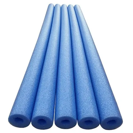 Oodles of Noodles Deluxe Foam Pool Swim Noodles - 5 Pack Blue