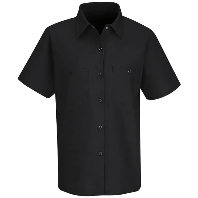 Red Kap Industrial Work Shirt, Women's Black